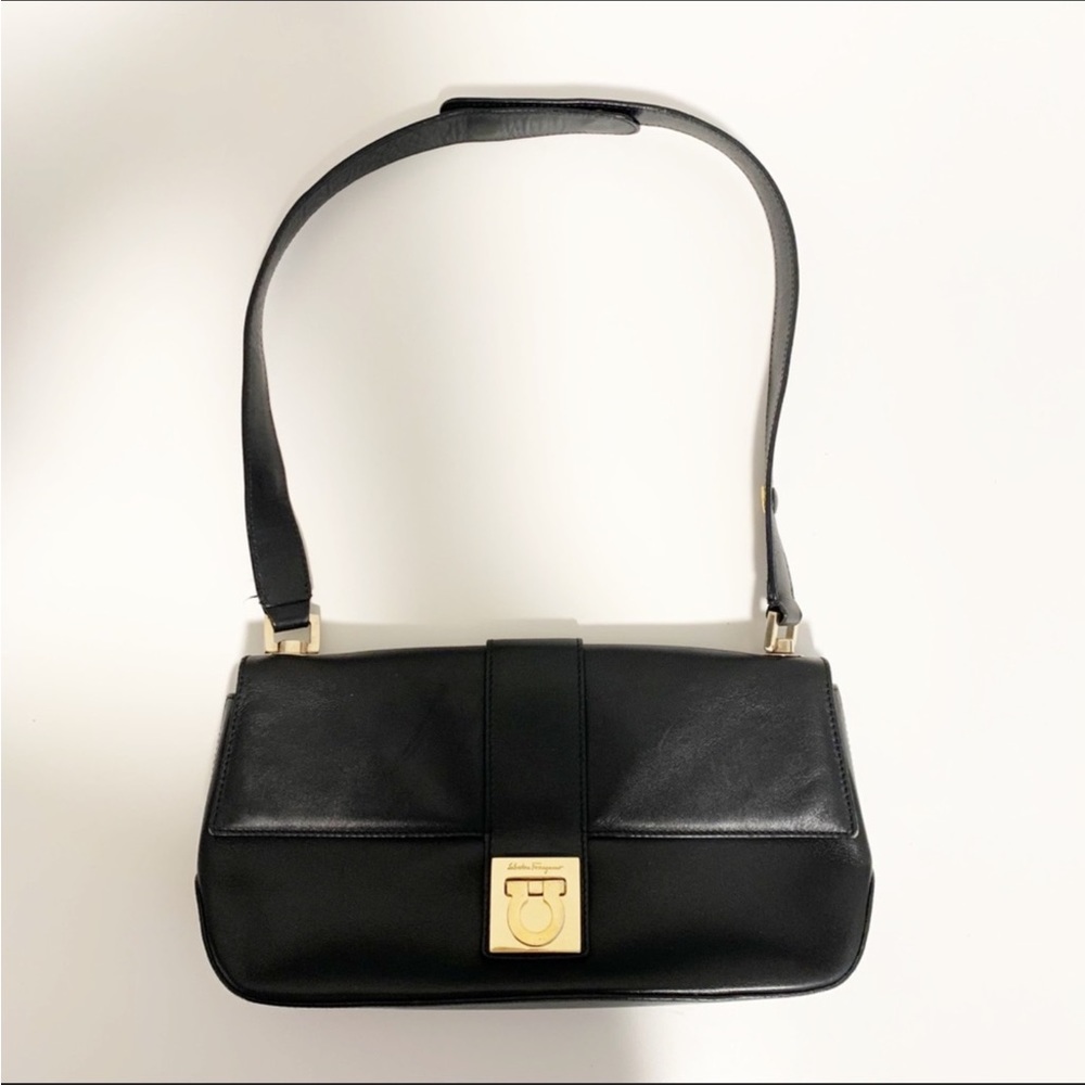 Salvatore Ferragamo Black shoulder bag